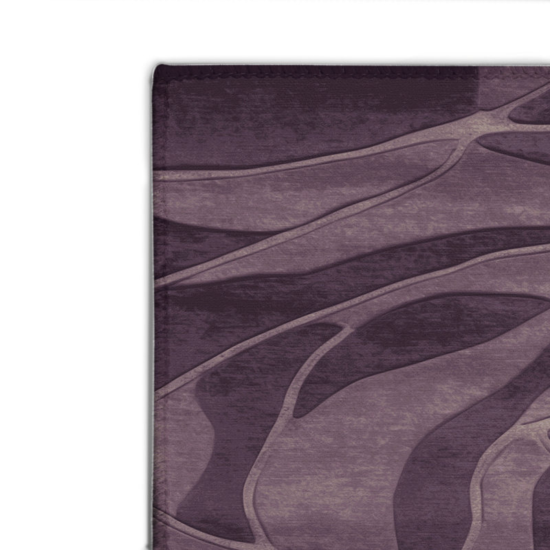 Tapis brun abstrait intérieur et extérieur, Rectangulaire 2 pi x 3 pi