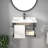 23.8'' L x 15.8'' W Ceramic Wall-Mount Bathroom Sink with Towel Bar