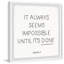 Nothing's Impossible - Single Picture Frame Painting-2003491572