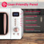 Frigidaire, 0,7 pi³ Pi. Four à micro-ondes de comptoir, rétro, noir et or-118445057