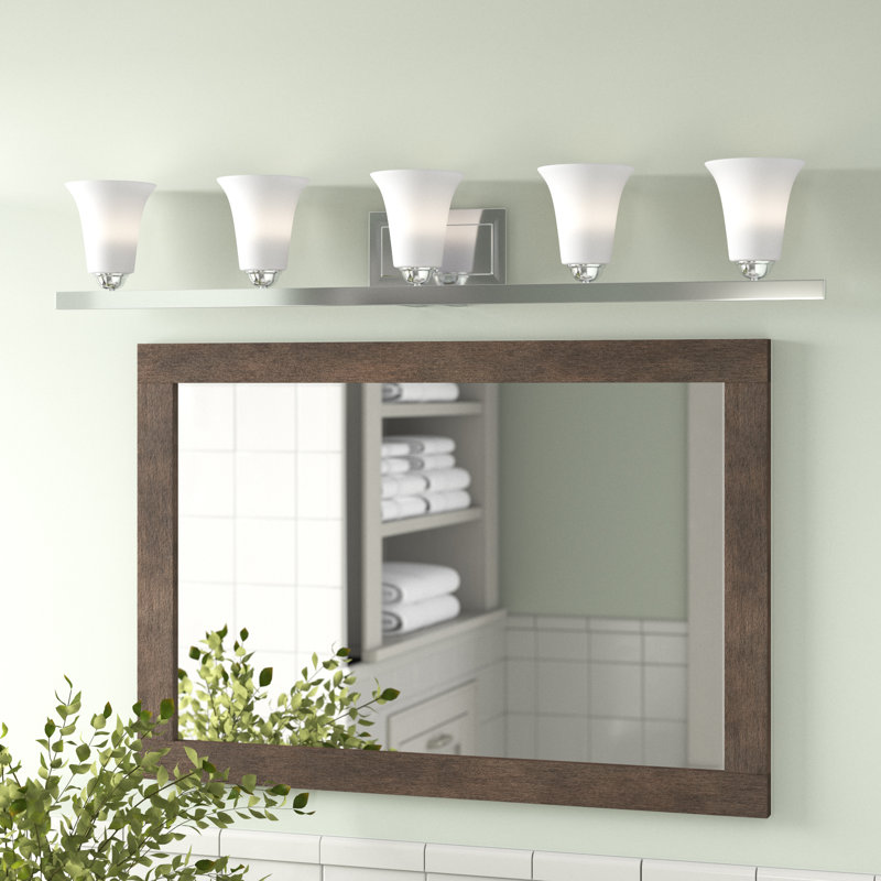 Bullis 5 - Light Dimmable Vanity Light, Polished Chrome