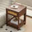 15.75" Rattan End Table With  Drawer, Modern Nightstand, Side Table For Living Room, Bedroom-1092803591