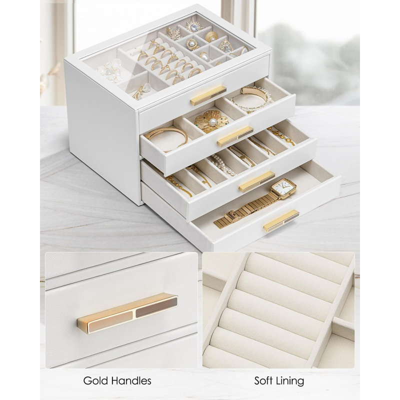 Jewellery Box +, White