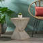 Table d'appoint moderne - Élégante table de bout compatible avec le salon, la chambre à coucher ou le bureau - Mobilier de maison polyvalent avec design et fabrication robuste, couleur gris clair-683062687