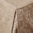 3 Piece Split Corner Pleated Quilted Bedspread Khaki King