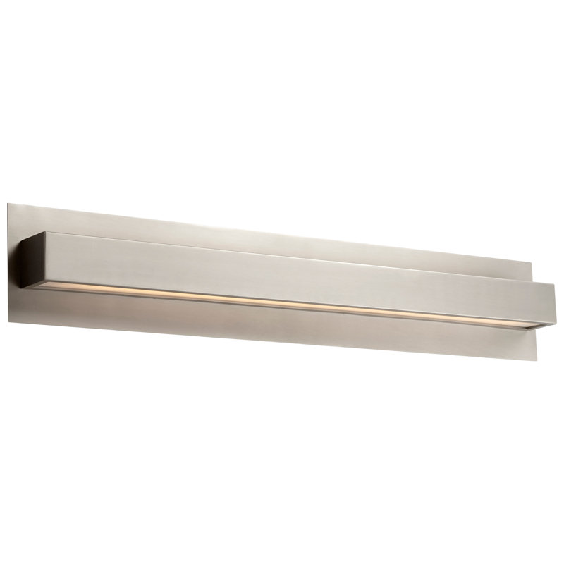 Alcor Dimmable LED Bath Bar, Satin Nickel