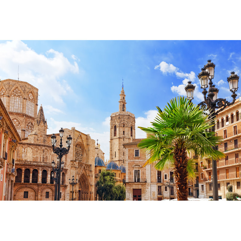 Valencia Cathedral - Wrapped Canvas Print, 30cm H x 46cm W
