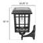 Grand Prairie Bulb Solar Light – Wall/Pier/3” Fitter Mounts – Black
