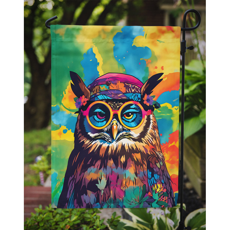 Drapeau de jardin hippie
