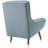 Suggest Button Tufted Upholstered Velvet Lounge Chair-995492236
