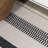 Elvin Geometric Striped Machine-Washable Ivory/Dark Gray Rug-1859512603