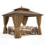 Pavillon de jardin en aluminium l 10 pi x P 10 pi-95914373-95914372
