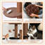 64 in Heavy Duty Cat Tree, Brown Cat Tower for Indoor Large Cats, Multi-Level Cat Furniture with Sisal Scratching Post, Hammock Extra-Large Platform & Condo