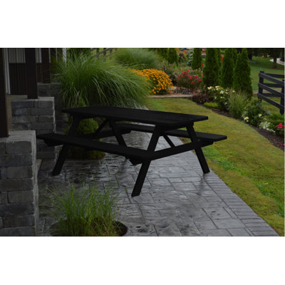 Table de pique-nique en bois massif Latisia