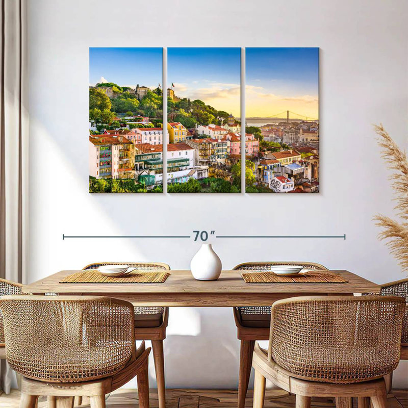 Rorry Lisbon Skyline, 36" H x 57" W