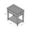 Table de bout Millis