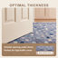 Tapis Lowland Modern à poils courts, motif mosaïque mouchetée abstraite, bleu marine, turquoise, gris, crème et rose, lavable à la machine, antidérapant, pour l'intérieur et l'extérieur, adapté aux animaux domestiques, idéal pour le salon, la chambre, la salle à manger, l'entrée, le couloir ou le bureau.-1032712948