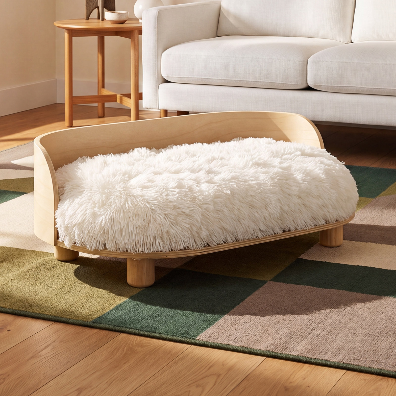 Kuai Pet Bed, Light Brown