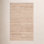 Brown Beige Hand-Woven Striped Wool Rug