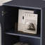 Grande armoire de rangement avec porte en verre trempé, deux tiroirs, tablette réglable pour une organisation polyvalente et spacieuse-1519558510