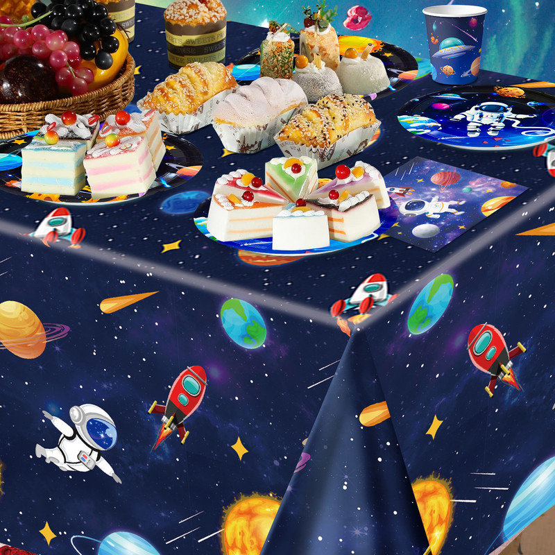 Space Theme Tableware, Outer Space Birthday Party Supplies