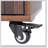 Versatile Rolling Kitchen Island with Trash Can Storage, Drop Leaf, Spice Rack, Towel Rack, and Drawer for Efficient Space Utilization