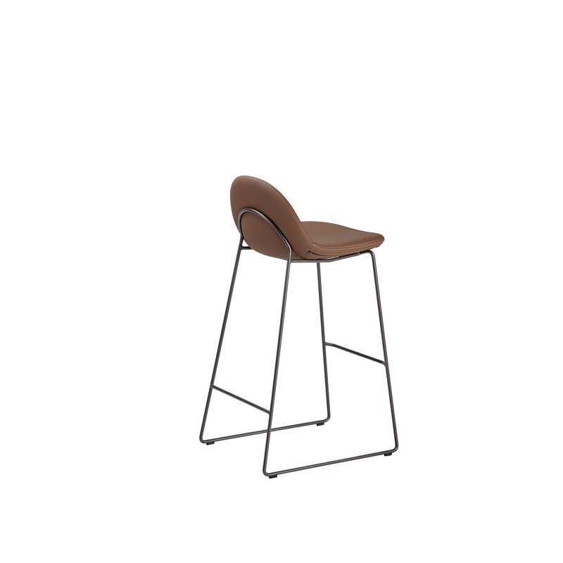 Tabouret de comptoir et de bar Surf, Caramel, Tabouret de comptoir (siège d'une hauteur de 26,5