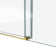 60 In. W X 66 In. H Double Sliding Semi-Frameless Bath Shower Door With Easy-Clean 3/8 In. Glass