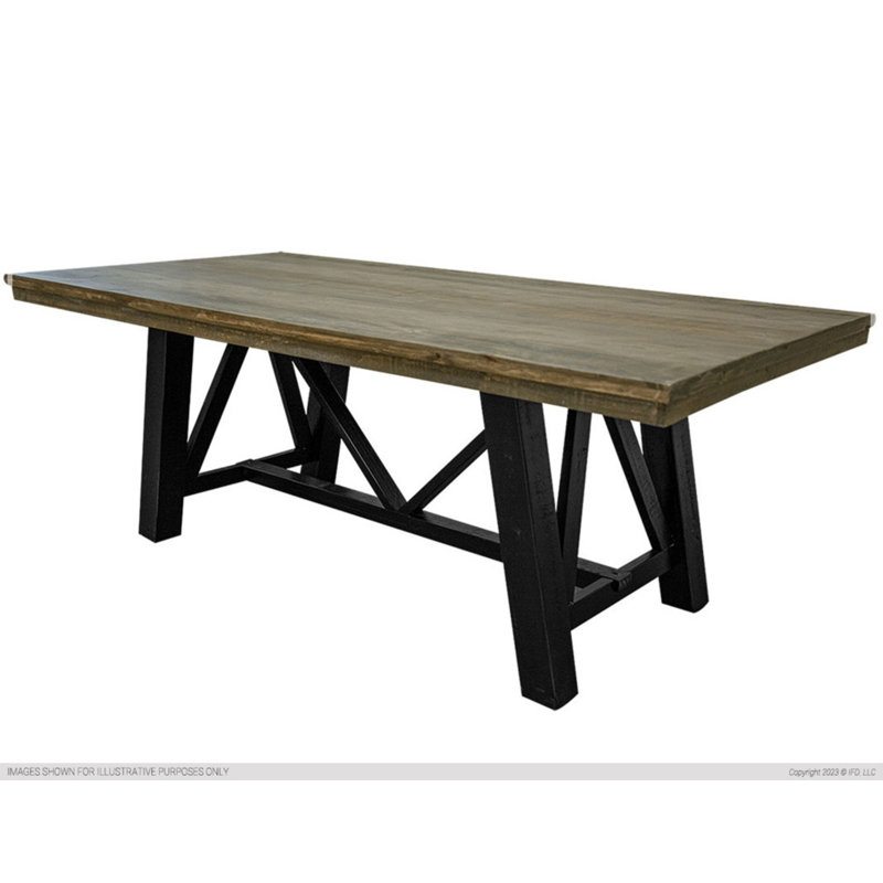 Fetrow Solid Wood Dining Table