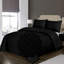 Microfiber No Pattern Duvet Cover Set with Pillowcases-1188356716-1188356708