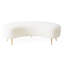 Kidney Upholstered Bench