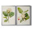 «Magnolia Flowers I», ensemble de 2 reproductions d'art sur toile encadrées-2102747812-2102747808