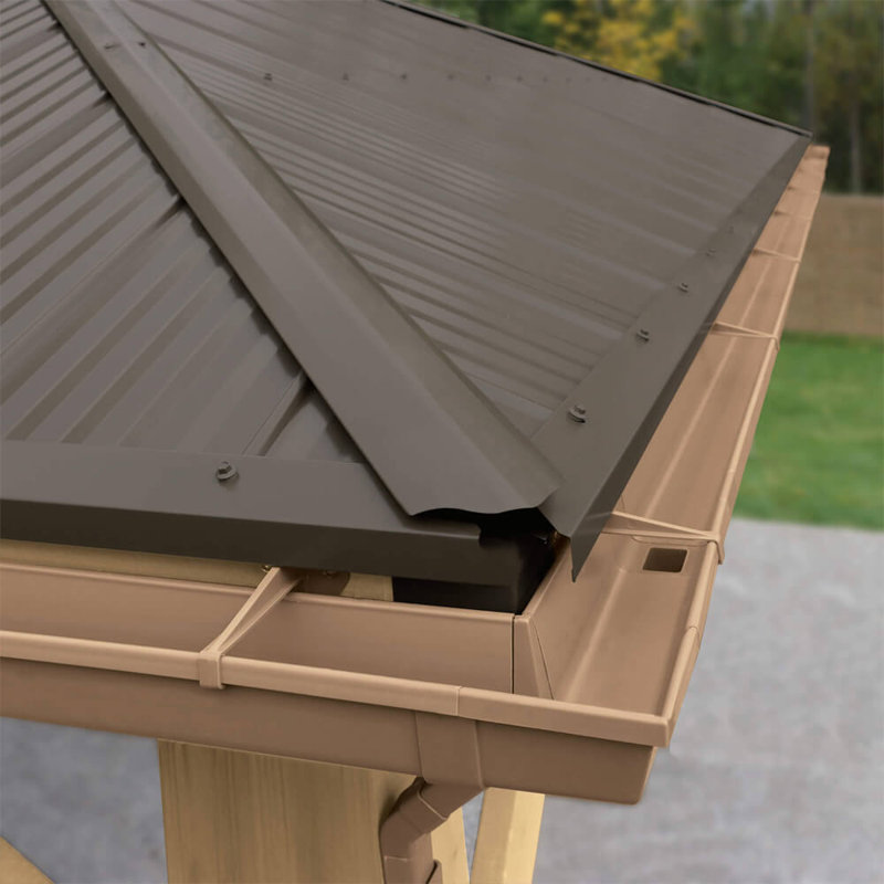 Hardtop Gazebo, 292cm H x 365.76cm W x 144cm D