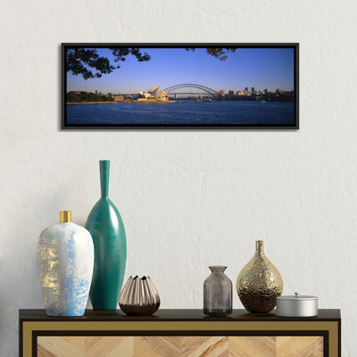 " Distant View Of Sydney Harbour Bridge & Sydney Opera House, Sydney, New South Wales, Australia " by Panoramic Images
