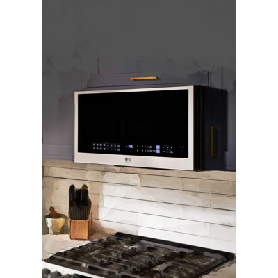 LG STUDIO Over-the-Range Convection Microwave Oven with Air Fry, 1.7 cu. ft.