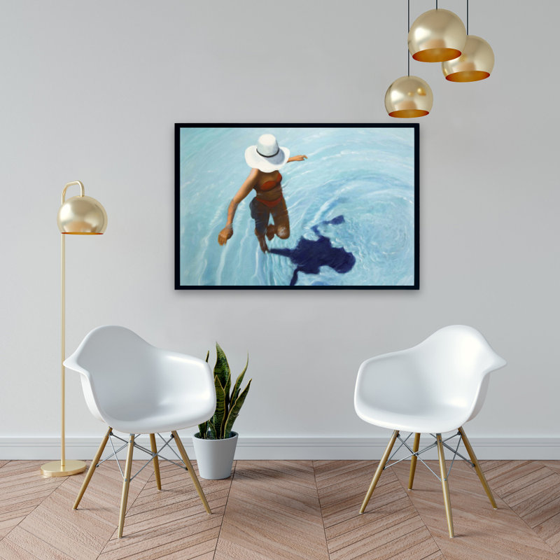 "En vacances" sur toile