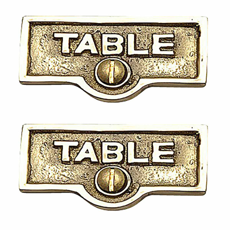 Plaque de table