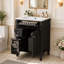 Freestanding Standard Free Standing Single Double Single Vanity Bathroom Vanity With Ceramic Top