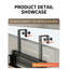 Steel Cabinet Door Organizer
