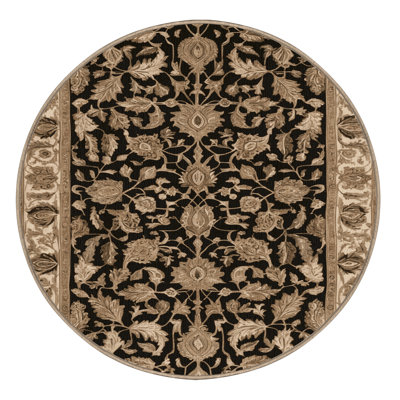 Machine Washable Persian Brown Area Rug
