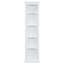 Tablette d'angle de 83,4 po de hauteur