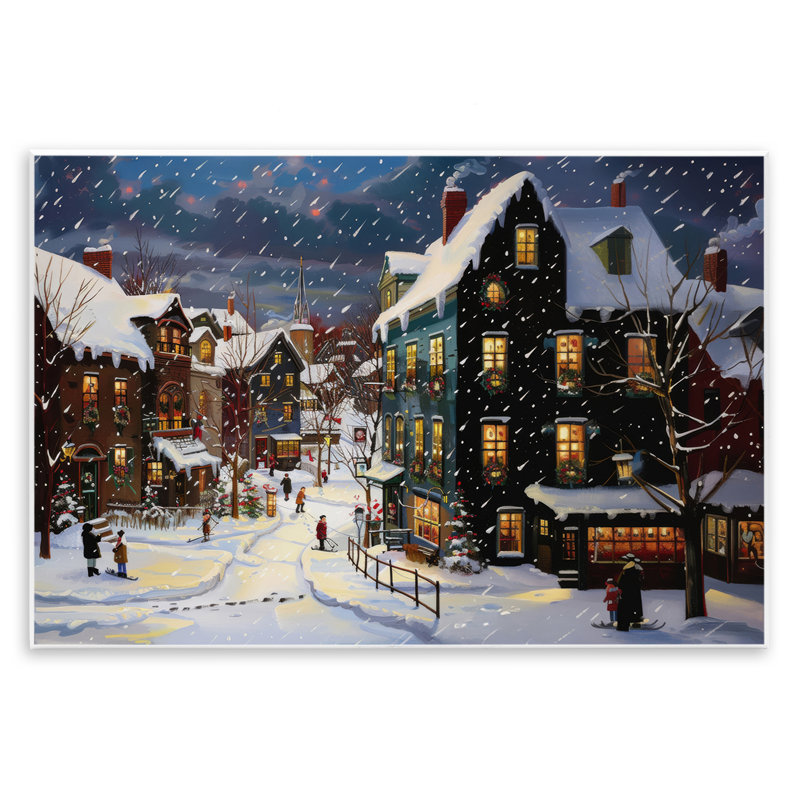 Toile «Frozen Urban Charm» par Lazar Studio, H 13 po x l 19 po