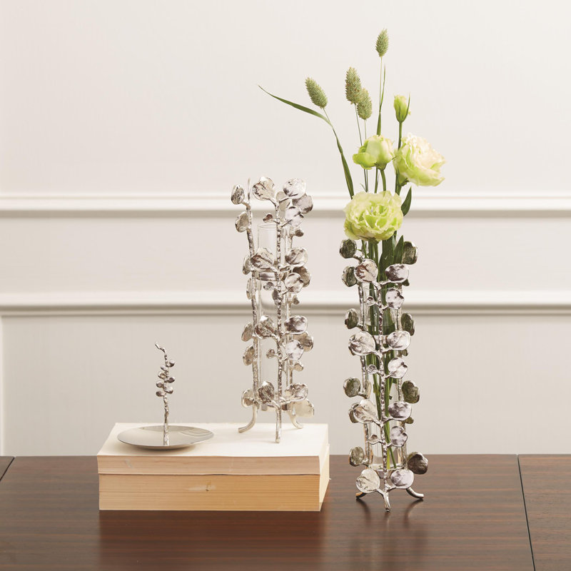 Bauhinia Bud Vase, Nickel