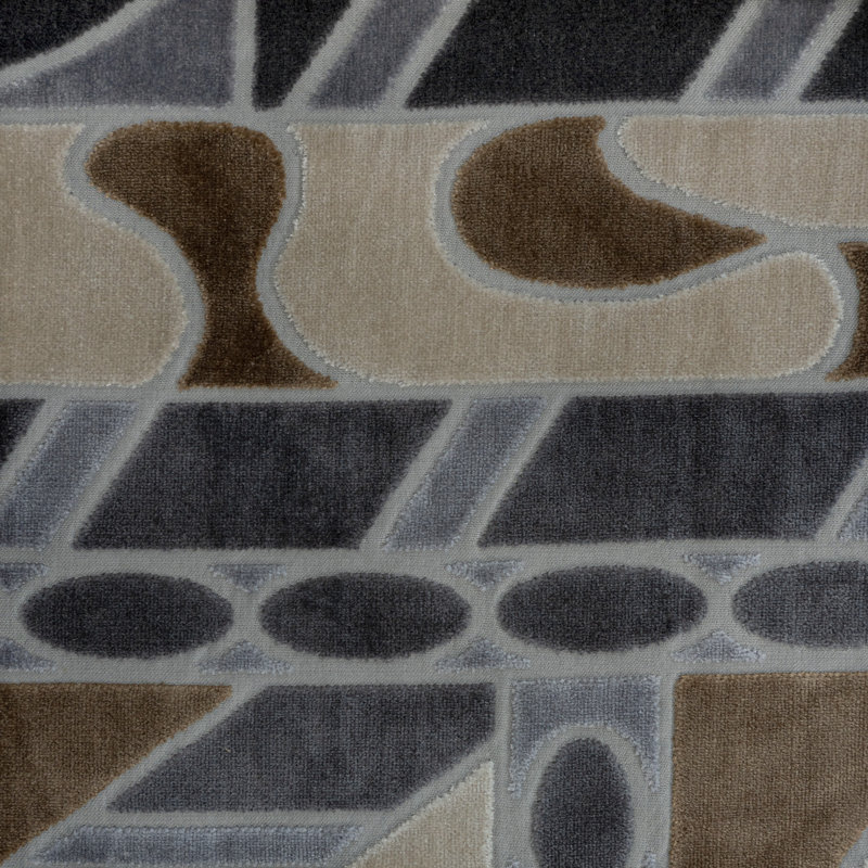 Sinatra Cut Velvet Upholstery Fabric, Walkabout