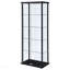 Vitrine noire à 4 tablettes-133427318