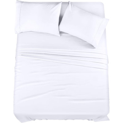 Ensemble de draps 4 pièces pour très grand lit