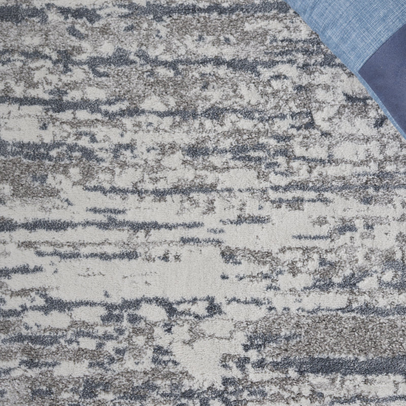 Bloxson Performance Abstract Rug, Rectangle 5'3" x 7'7"