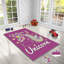 Tapis luxueux (4 pi x 6 pi), 100% polyester, 740 g / m² | Éponge stratifiée antidérapante pour le confort | Antibactérien, facile à nettoyer, lavable à la machine à 86 ° F | Parfait pour le salon et la chambre à coucher-354212244