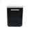 Module d'armoire de rangement supplémentaire droit en acier inoxydable avec porte magnétique et roulettes Mont Alpi Premium l 25 po x P 23 po x H 35 po pour barbecues au gaz pour îlot de cuisine 805 et 400 Black Series + comptoirs en granit blanc + tablettes amovibles - MA-EXC- BSS