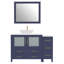  Ensemble de meuble-lavabo simple 48 "avec miroir-62326215